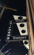 Image for White Banner Uniform Sign - Fargo, ND