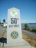 Image for Rotary 50th Parallel Marker - Campbell River, BC