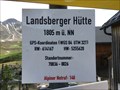 Image for Höhenmarke Landsberger Hütte, Österreich 1805 Meter