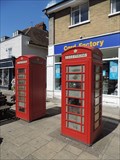 Image for Red Telephone Boxes - High Street, Epping, Essex, UK