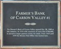Image for Farmer's Bank of Carson Valley #1
