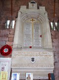 Image for Great War Memorial - Shrewsbury Abbey - Shropshire, UK.