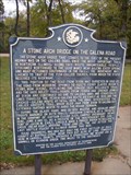 Image for A Stone arch Bridge on the Galena Road