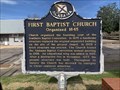 Image for First Baptist Church Organized 1845 - Roanoke, AL