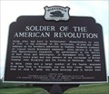 Image for Soldier of the American Revolution Historical Marker