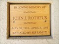 Image for John. J. Rothfus - Fort Harrison, Montana