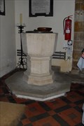 Image for The church Font - St.Andrew's, Whilton, Northants.