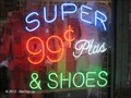 Image for Super 99c Plus & Shoes Sign - Boston, MA