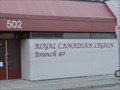Image for "Royal Canadian Legion Branch #40" - Penticton, British Columbia