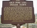 Image for Old Pine Log Indian Town-Bartow Co., GA.