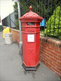 Image for Victorian Post Box - High Street - Caerleon, Wales