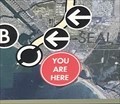 Image for San Gabriel River Trail "You are Here" Map (Satellite) - Seal Beach, CA