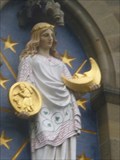 Image for Clock Tower Statue - Luna - Cardiff Castle, Wales.