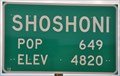 Image for Shoshoni, Wyoming ~ Elevation 4820 Feet