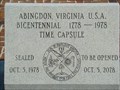 Image for Town Hall Time Capsule - Abingdon, Virginia