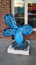 Image for Wooden Nickel Wings of Hope Butterfly - Stillwater, OK