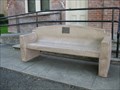 Image for Afghanistan-Iraq War Memorial - Courthouse Plaza Bench - Lakeport, CA