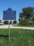 Image for INDIAN OVEN-IN historical marker-Indian Village,IN