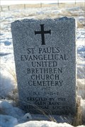 Image for St. Paul's Evangelical United Brethren Church Cemetery