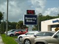 Image for Security Bank Time & Temp Sign -North Lauderdale, FL