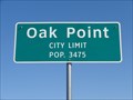 Image for Oak Point, TX - Population 3475