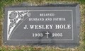Image for 101 - J. Wesley Hole - Whittier, CA