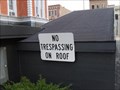 Image for No Trespassing on Roof