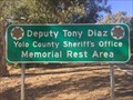 Image for Deputy Tony Diaz Memorial Rest Area, I-5 Northbound - Yolo County, California
