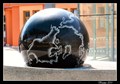 Image for "E pur si muove! (And yet it moves!)" - Earth Globe in fountain, Ceská Trebová, Czech Republic