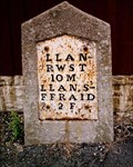 Image for Milestone on Llanrwst Road, Llansanffraid Glan Conwy, Conwy, Wales