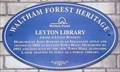 Image for Leyton Library - High Road Leyton, London, UK