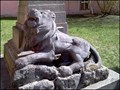 Image for Lev pod pamatnikem / Lion by memorial of WWI & WWII, Kamenice nad Lipou, CZ
