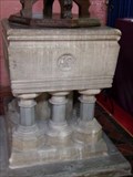 Image for Stone Font - St Catherin's Church - Pontypriddd, Wales, Great Britain.
