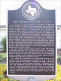 Image for First Baptist Church of Katy