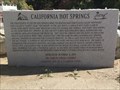 Image for California Hot Springs Marker - California Hot Springs, CA