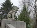 Image for Two Lions at the Shrines and Sunken Gardens at Mount Assisi - Loretto, Pennsylvania