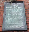 Image for Howard Beckwith Memorial Tablet - Stockport, UK