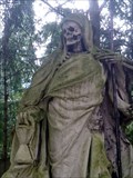 Image for Der Sensenmann auf dem Melaten-Friedhof - Cologne, NRW, Germany