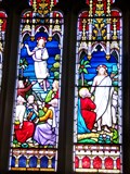Image for Three Saints - Church of St Cattwg - Llanmaes, Vale of Glamorgan, Wales.[
