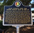 Image for Clay County and the Creek Indian War of 1813-14 - Ashland, AL