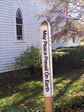 Image for North Lake United Methodist Church Peace Pole - Lyndon, Michigan