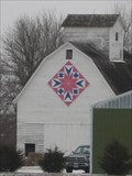 Image for Star and Arrow Variation Barn Quilt,  -  Rural Laurens, IA