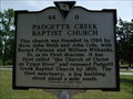 Image for 44 - 9  PADGETT'S CREEK BAPTIST CHURCH