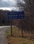 Image for Municipality of Highlands East, ON - Population 2,700