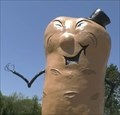 Image for Thousands raised for N.B. roadside potato man statue in need of many fixings -   Maugerville, New Brunswick