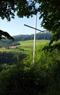 Image for Metal Cross above the Slope - Hauenstein-Ifenthal, SO, Switzerland