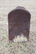 Image for Mrs. Fr. Felker - Hibbit Cemetery - Near Sturgeon, TX
