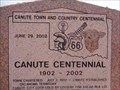 Image for Canute Centennial Marker - 1902 to 2002 - Canute, Oklahoma, USA.