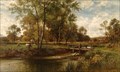 Image for In The Meadow, Youngsbury by Alfred Augustus Glendening – Youngsbury, Thundridge, Herts, UK