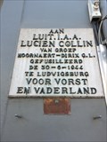 Image for Plaque Lucien Collin (Hasselt), Limburg / Belgium